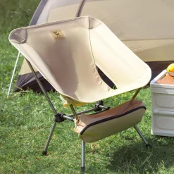 Qunature Ultra Lightweight Folding Camp Chair with Storage Bag Supports 260 lbs