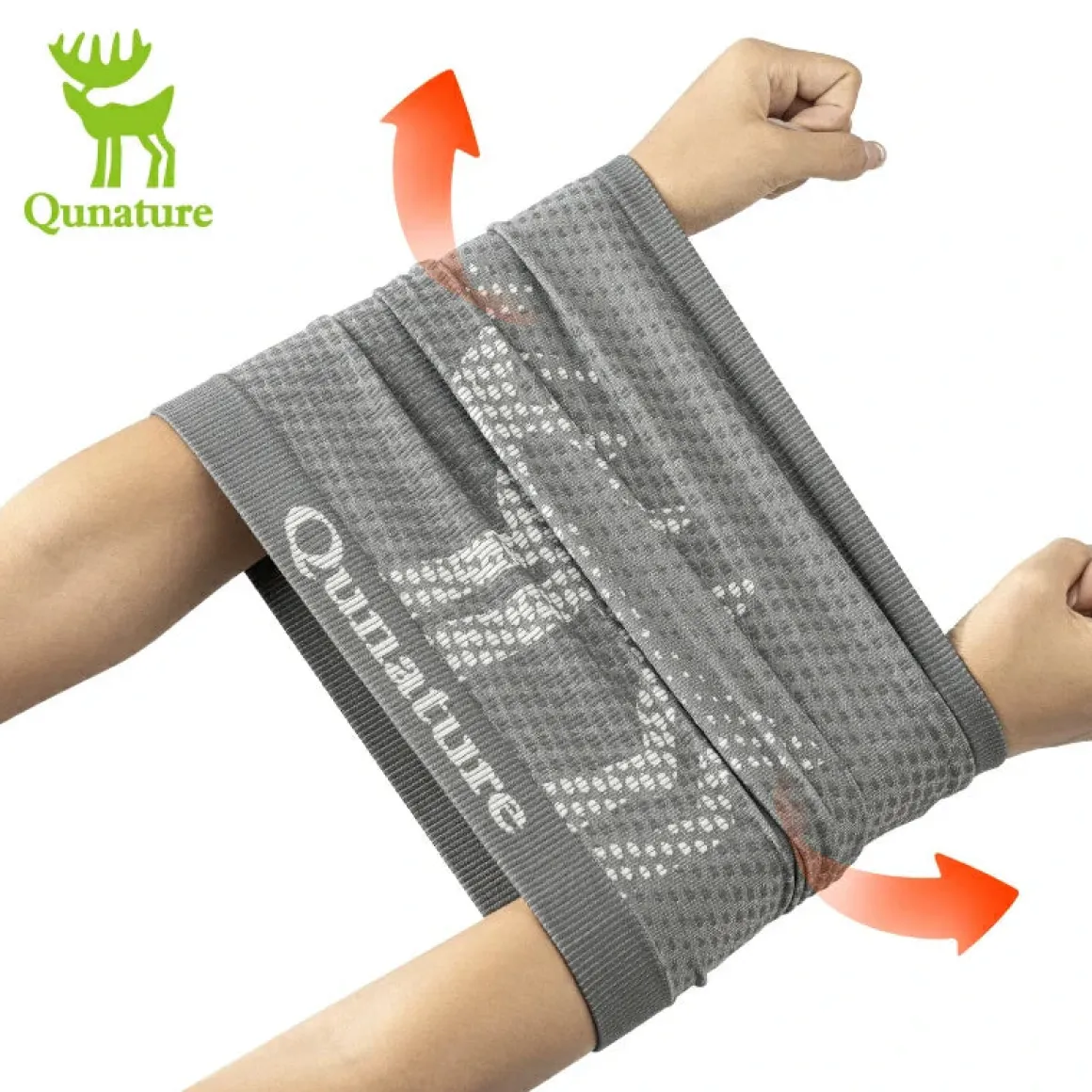 Qunature Warm Ski Face Mask - Reindeer Series, Skin-Friendly & Breathable