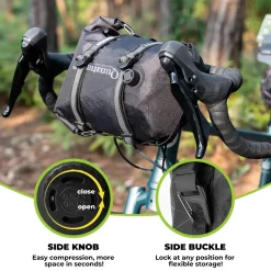Qunature Waterproof Compression Bag for Bikepacking 6L/12L