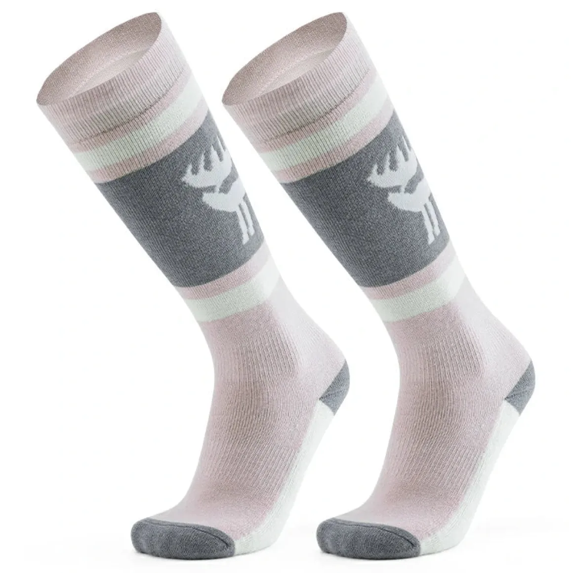 Qunature Wool Ski Socks Winter Warmth Shock Absorption for Skiing Comfort