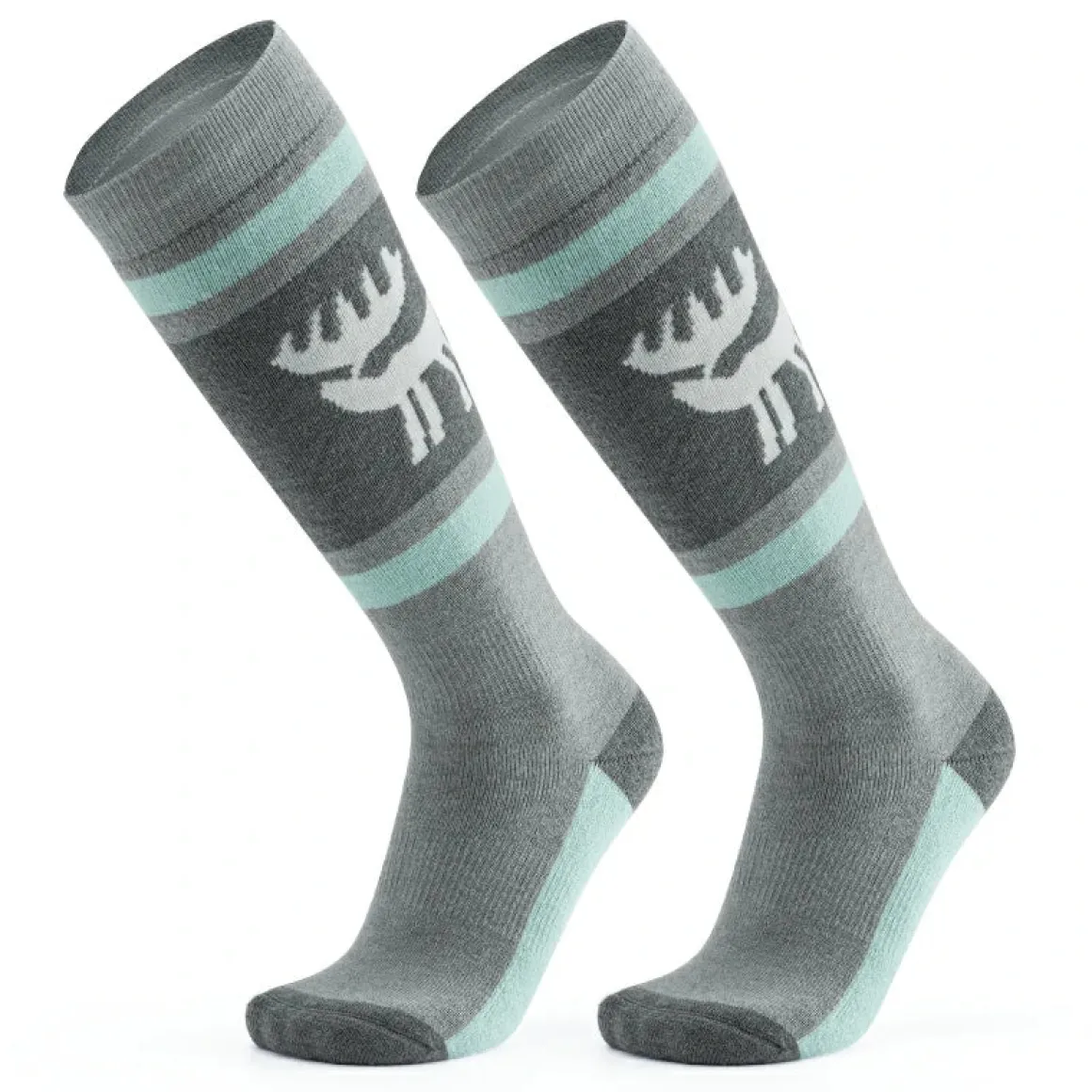 Qunature Wool Ski Socks Winter Warmth Shock Absorption for Skiing Comfort