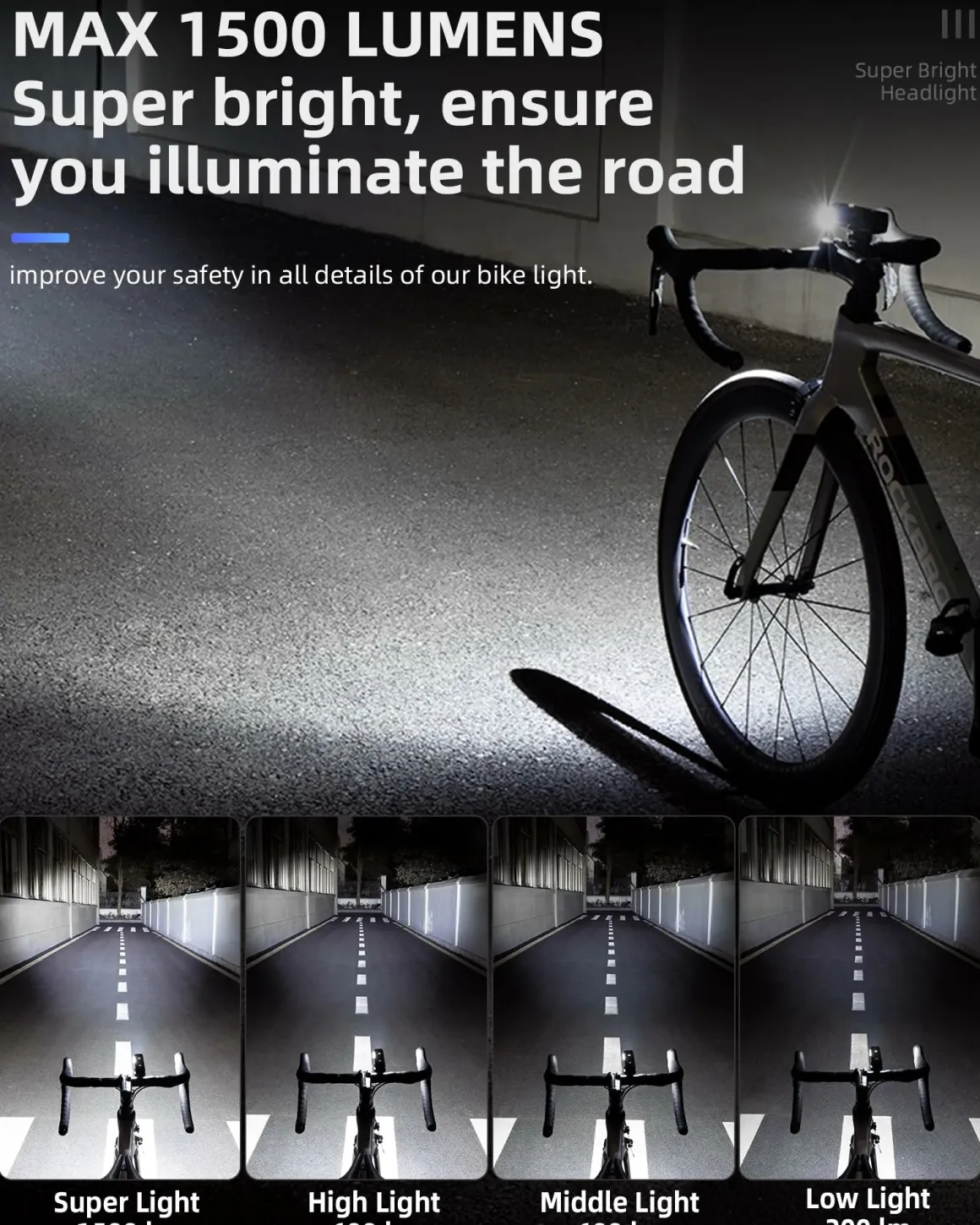 RHL1500 Bike Light