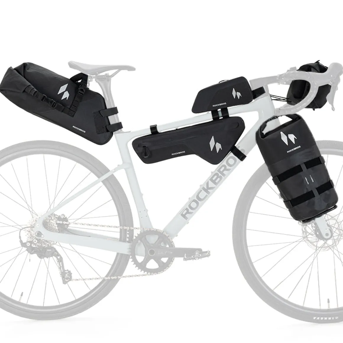 RideMate 100% Waterproof Bike Bags Set