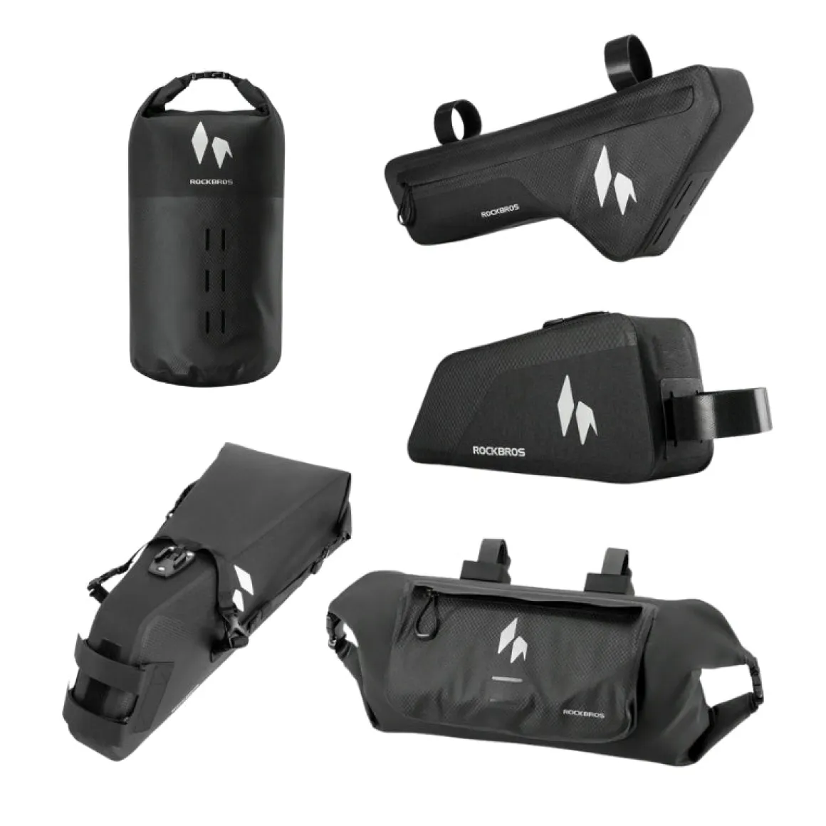 RideMate 100% Waterproof Bike Bags Set