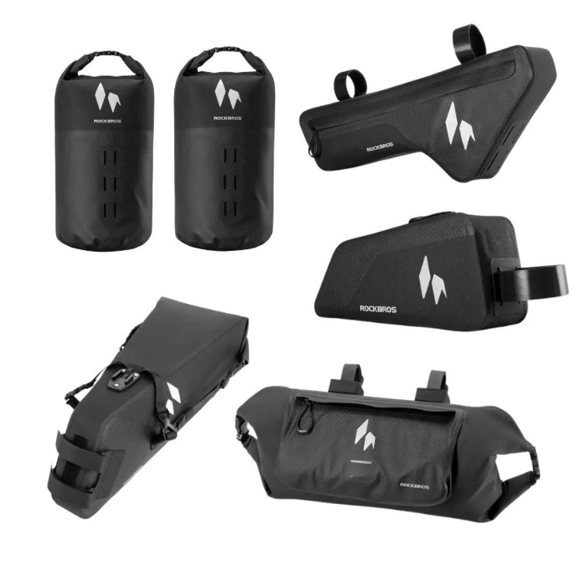 RideMate 100% Waterproof Bike Bags Set