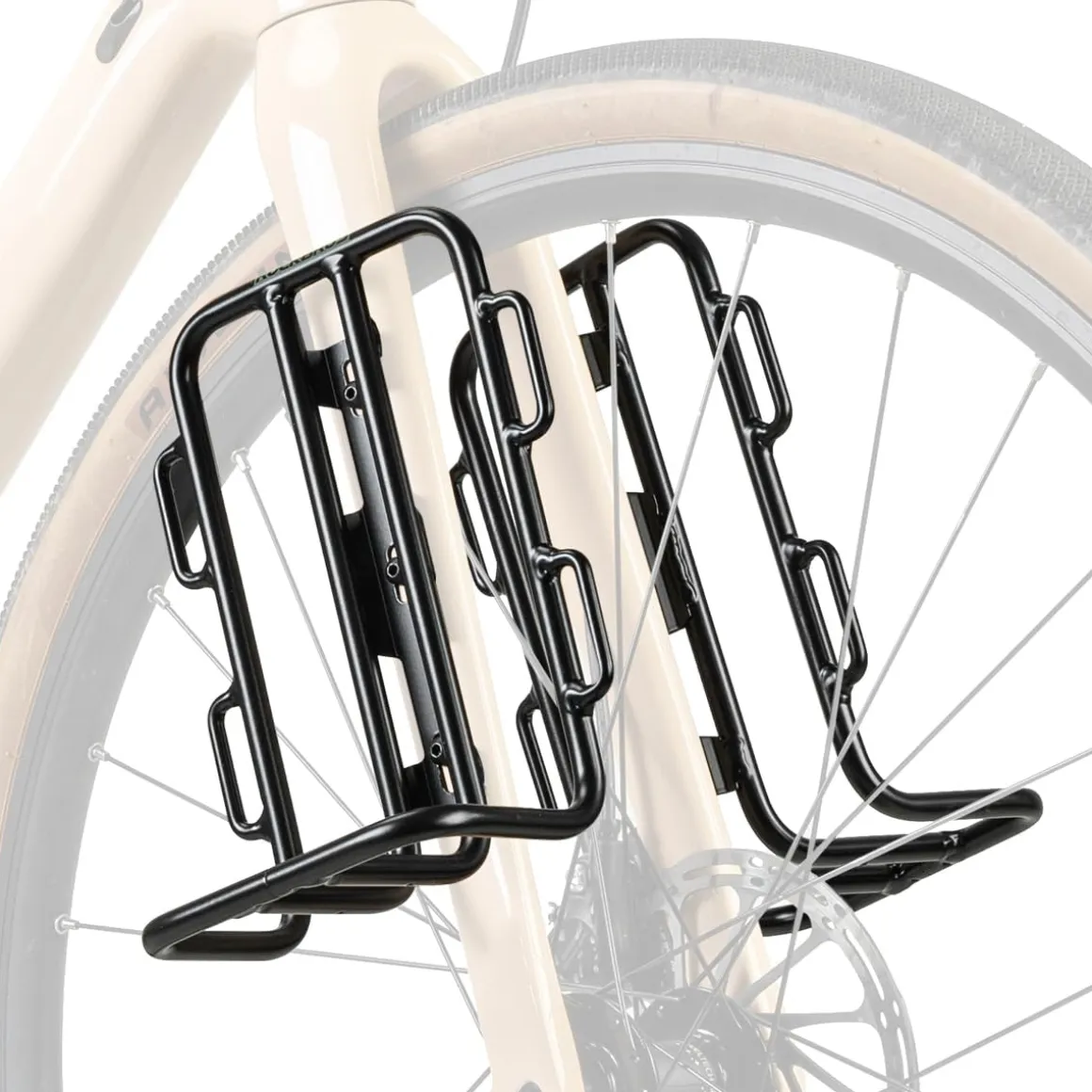 RideMate 100% Waterproof Front Fork Rack Bag 7L