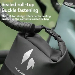 RideMate 100% Waterproof Front Fork Rack Bag 7L