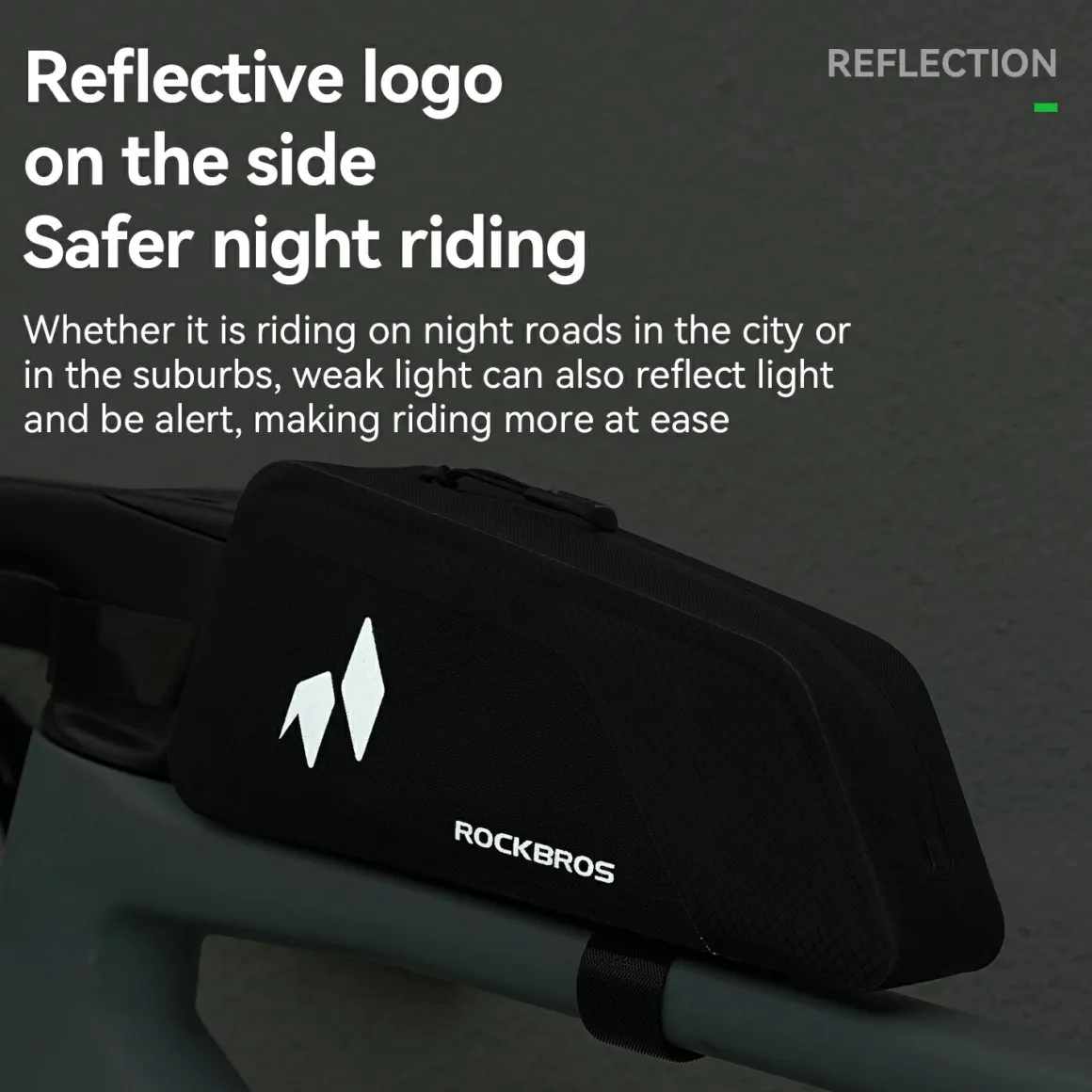 RideMate 100% Waterproof Top Tube Bag 1L