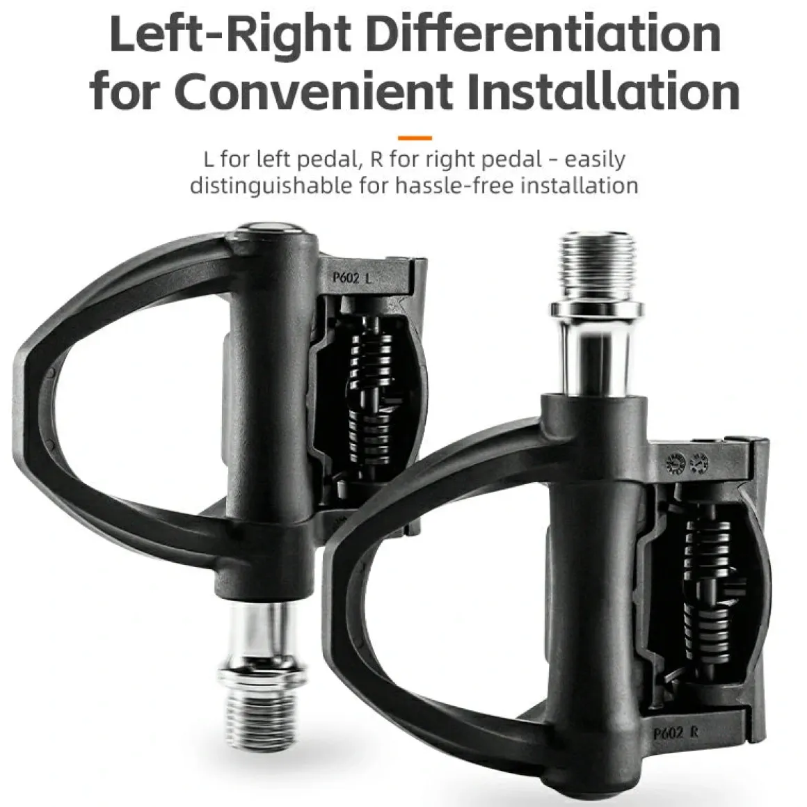 Road MTB Lightweight Clipless Bicycle Pedals 9/16'' with SPD-SL System