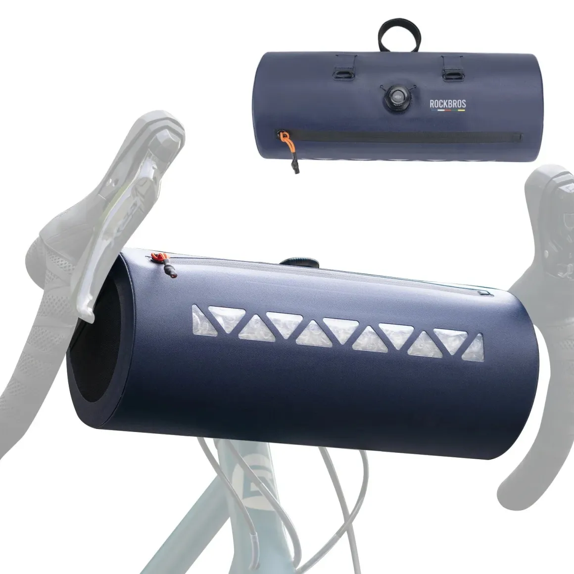 Road-to-Sky Bike Handlebar Bag 4L Waterproof for Road Gravel Bikes