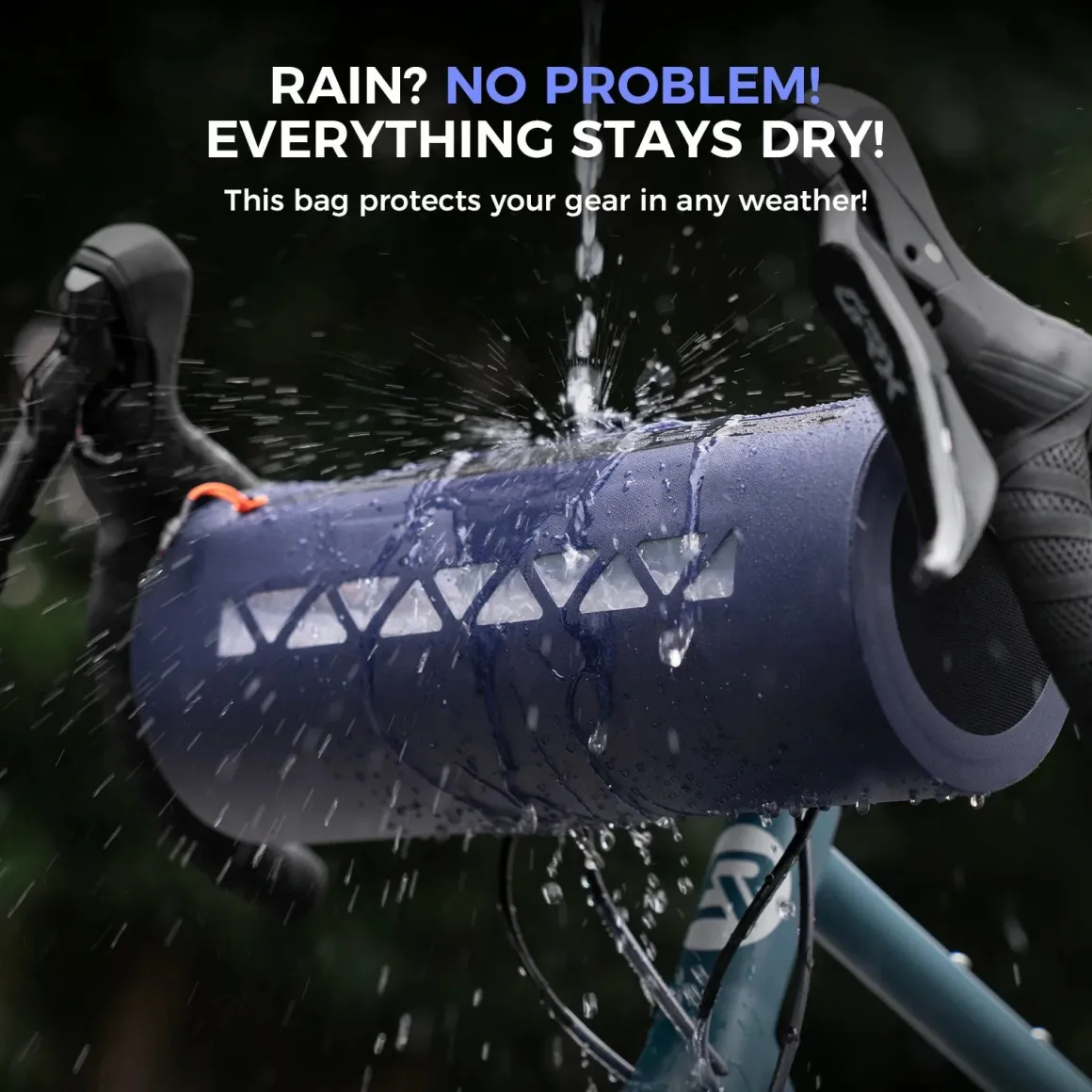 Road-to-Sky Bike Handlebar Bag 4L Waterproof for Road Gravel Bikes