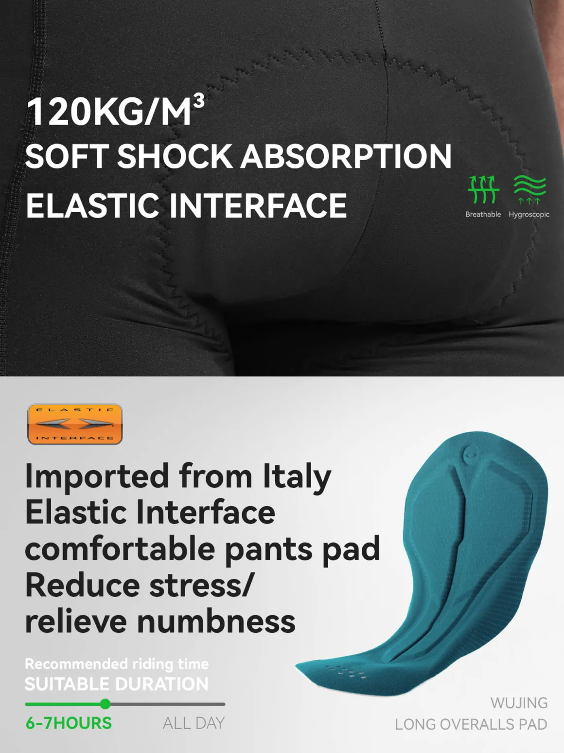 Road to Sky –Elastic Interface® Chamois Men’s Bib Tights