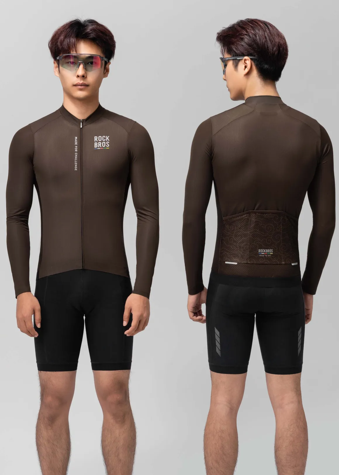 Road to Sky Men's Cycling Long-Sleeve Jersey Pro | ROCKBROS