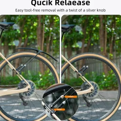 ROCKBROS Adjustable Bike Fenders Set for Road Bikes Easy Install