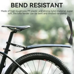 ROCKBROS Adjustable MTB Mud Guards Front & Rear Splash Guard