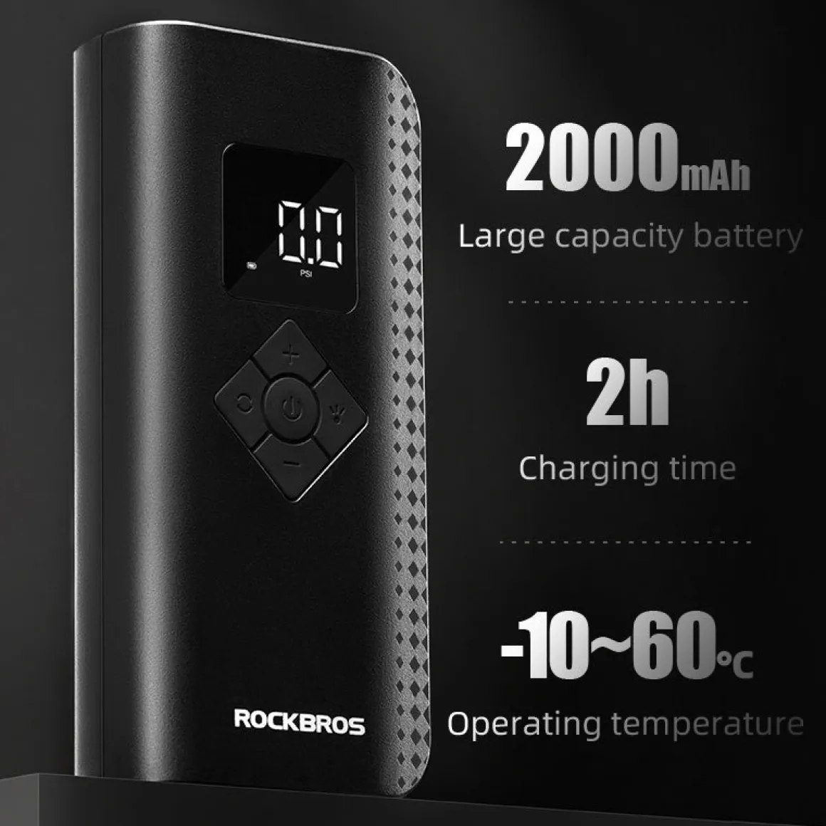 ROCKBROS A13 Mini Electric Air Bike Tire Pump 150PSl 2000mAh