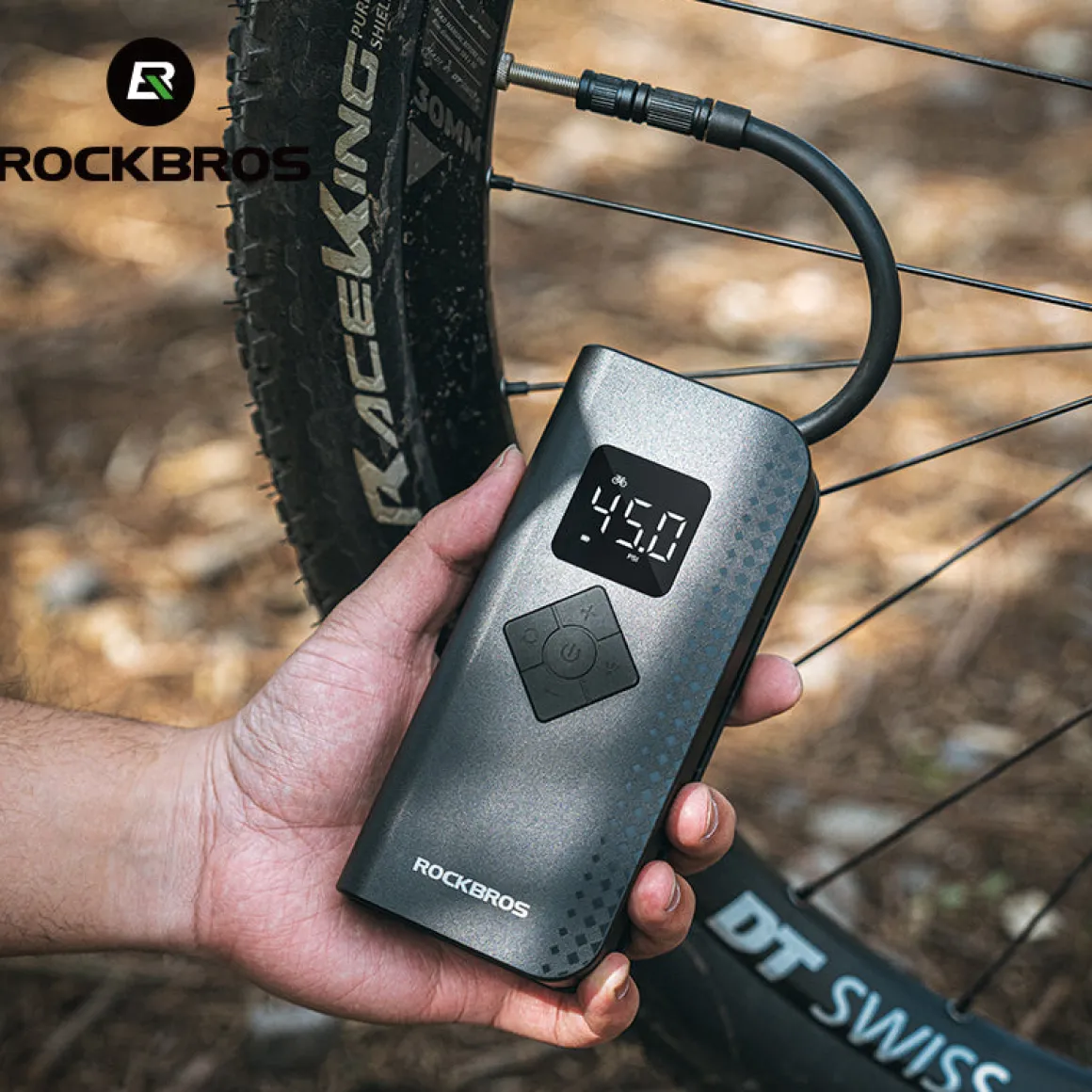 ROCKBROS A13 Mini Electric Air Bike Tire Pump 150PSl 2000mAh