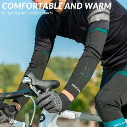 ROCKBROS Arm Sleeves Cycling Arm Warmers with Ultimate Warmth Moisture-Wicking Flexible