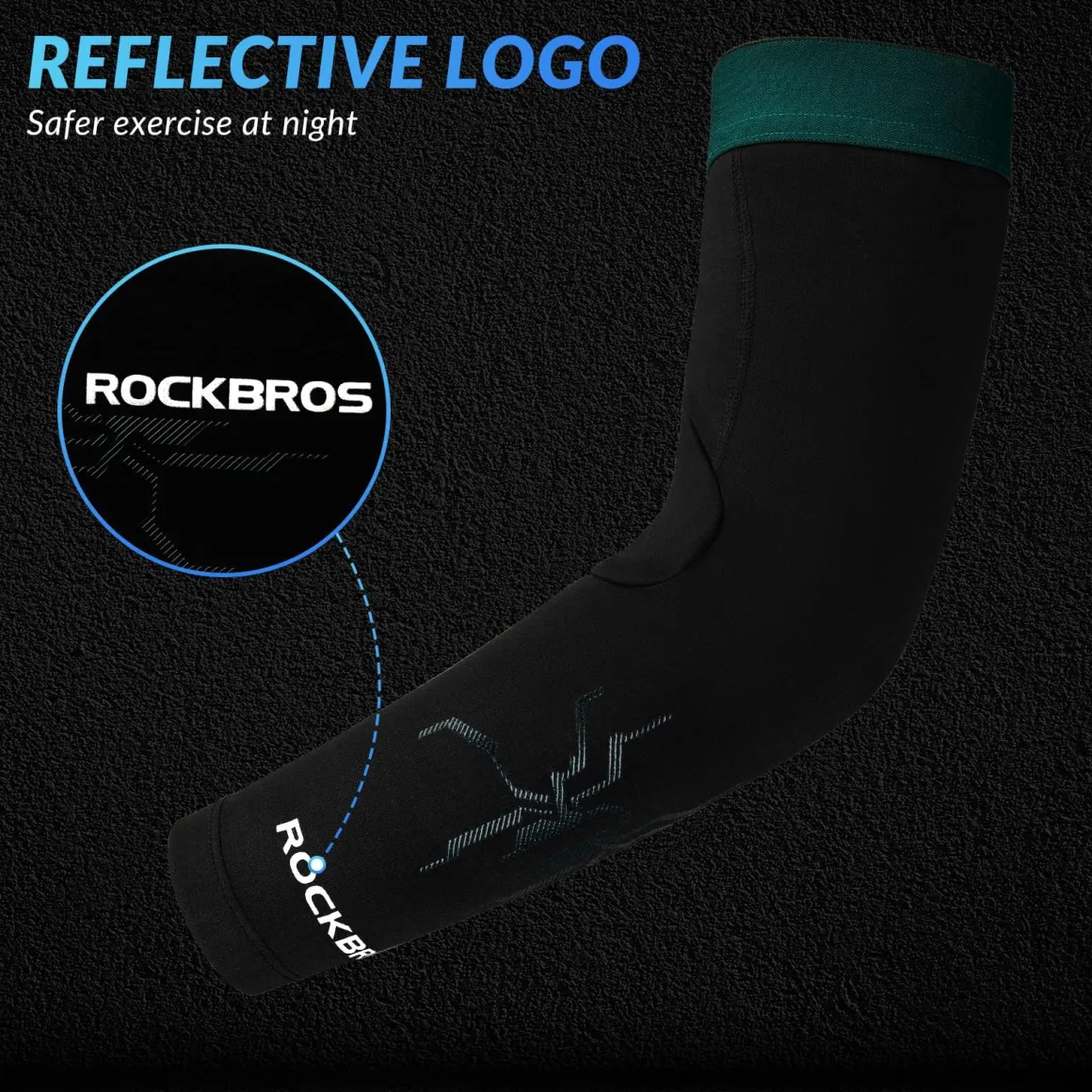 ROCKBROS Arm Sleeves Cycling Arm Warmers with Ultimate Warmth Moisture-Wicking Flexible