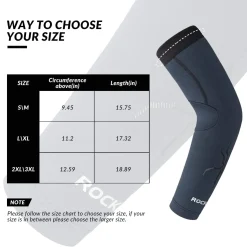 ROCKBROS Arm Sleeves Cycling Arm Warmers with Ultimate Warmth Moisture-Wicking Flexible
