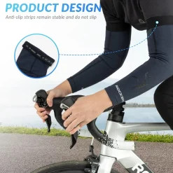 ROCKBROS Arm Sleeves Cycling Arm Warmers with Ultimate Warmth Moisture-Wicking Flexible