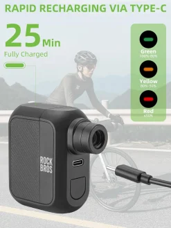 ROCKBROS AS110 Mini Electric Bike Tire Pump 100PSl