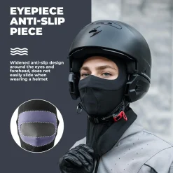 ROCKBROS Balaclava Ski Mask, Thermal Full Face Cover, Windproof Neck Warmer