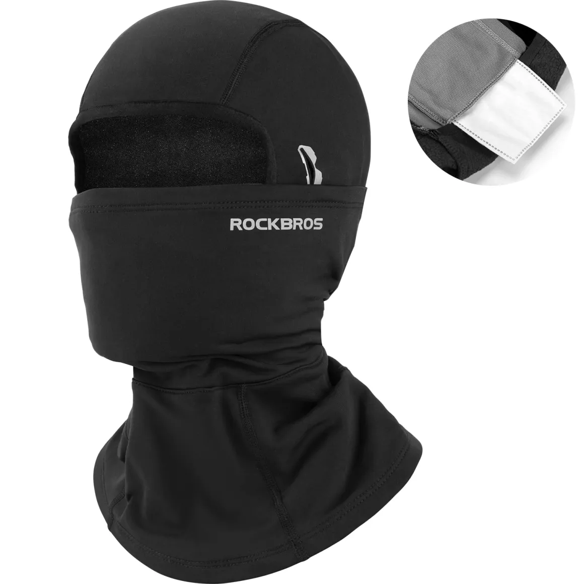 ROCKBROS Balaclava Ski Mask, Windproof Thermal Winter Neck Warmer Hood for Men Women