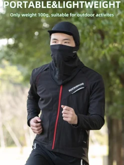 ROCKBROS Balaclava Thermal Full Face Ski Mask with Brim Windproof Neck Warmer