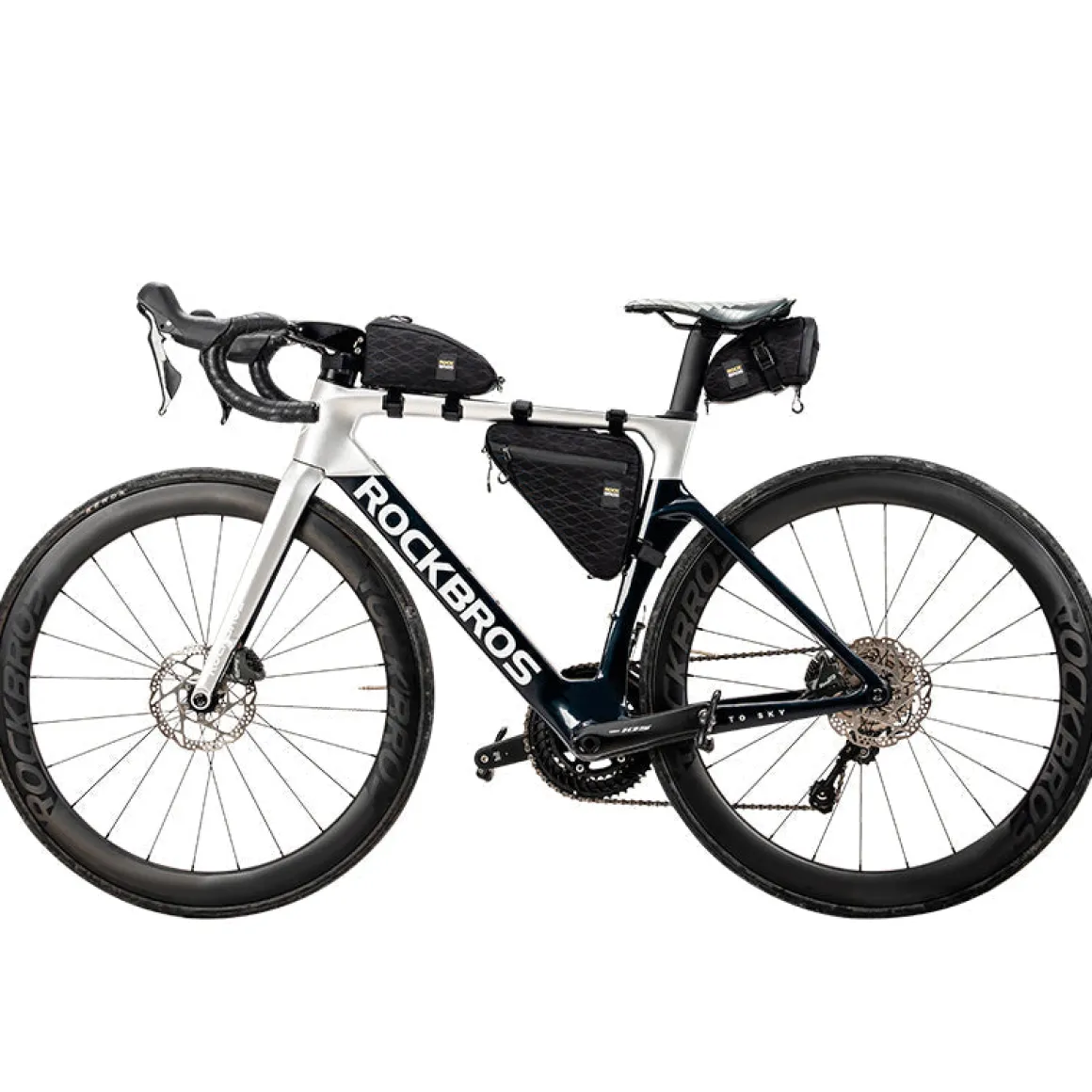 ROCKBROS Bicycle Combination Bags Set Cycling Top Tube/Triangle/Saddle Bags Set