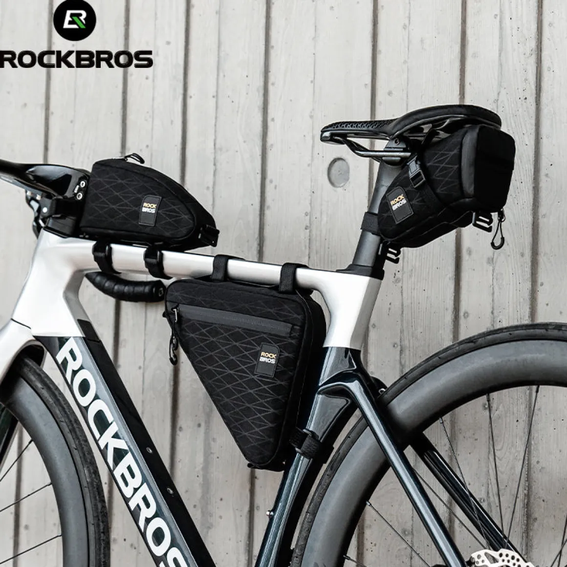 ROCKBROS Bicycle Combination Bags Set Cycling Top Tube/Triangle/Saddle Bags Set