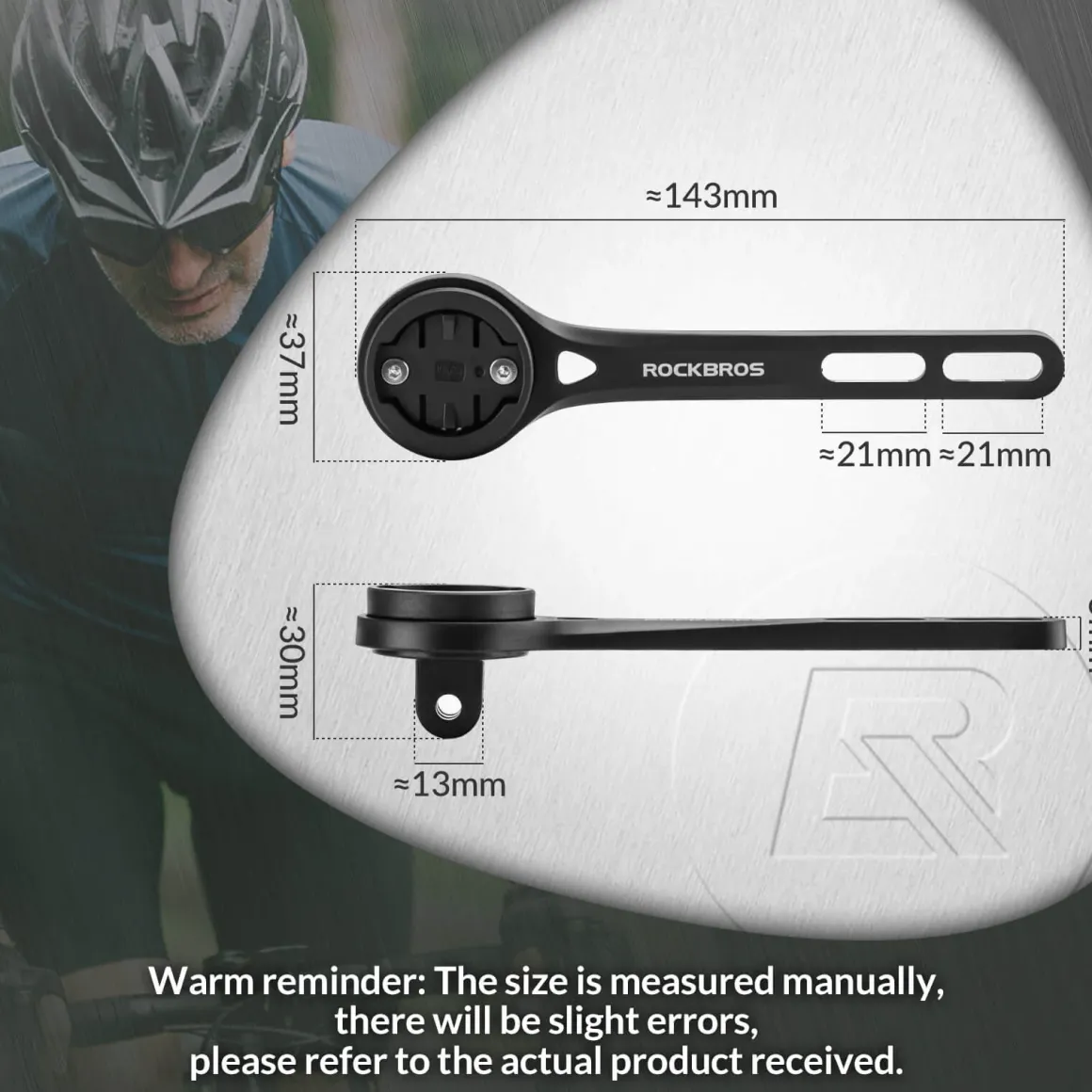 ROCKBROS Bicycle Computer Mount Compatible with Sport Camera Adapter