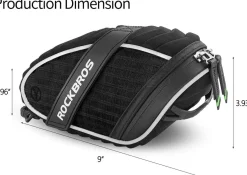 ROCKBROS Bicycle Saddle Bag Under Seat 3D Shell Cycling Seat Pack