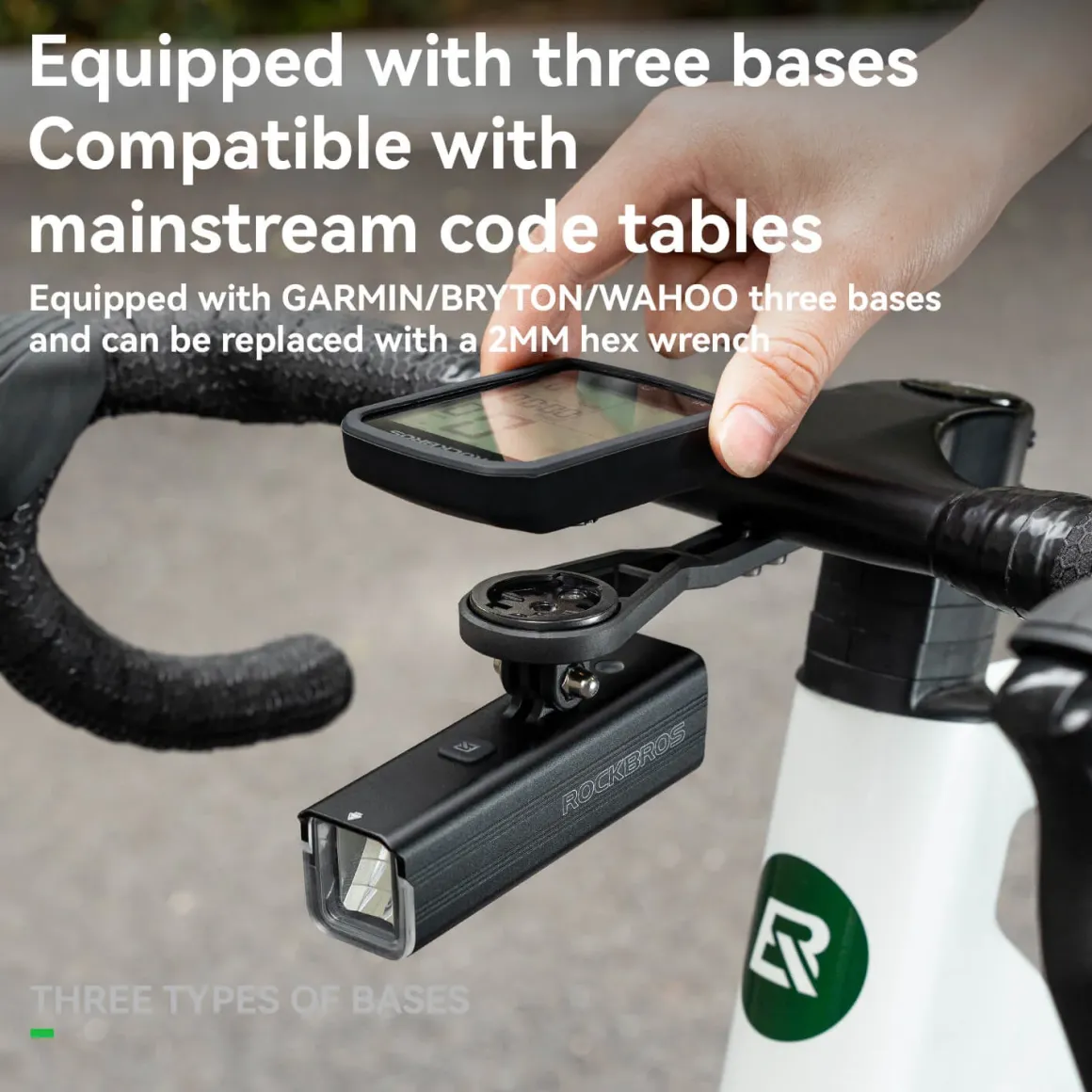 ROCKBROS Bicyle Computer Stand Handlebar Extension Bracket
