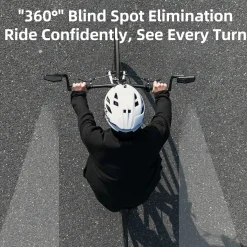 ROCKBROS Bike 360° Adjustable Handlebar Mount Bar End Mirror