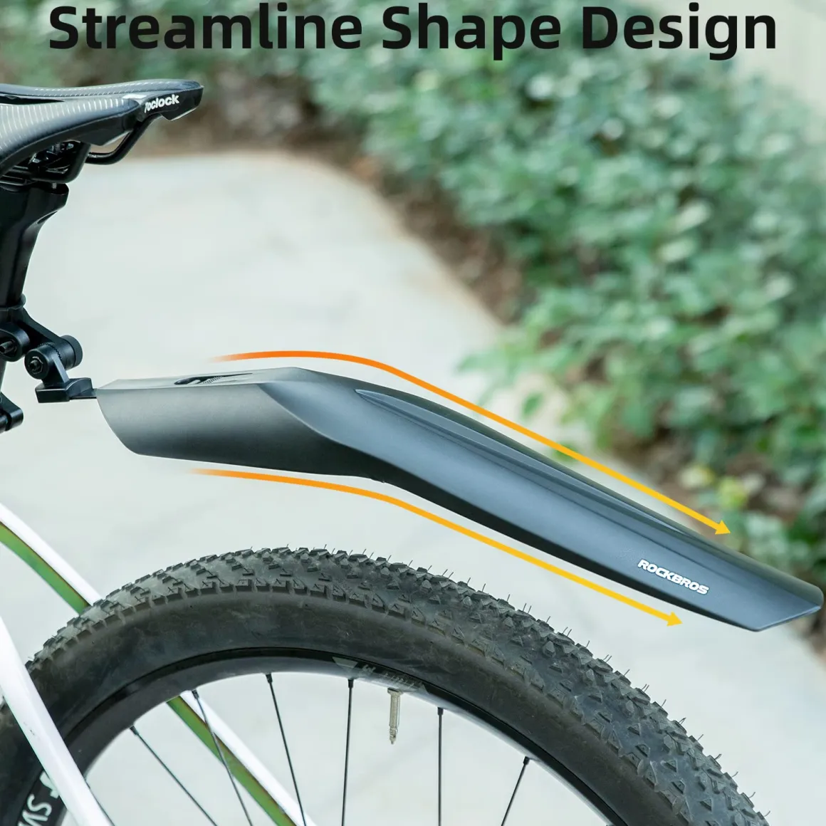 ROCKBROS Bike Adjustable MTB Fenders Mudguard Rear Fenders Cycling Mud Guard