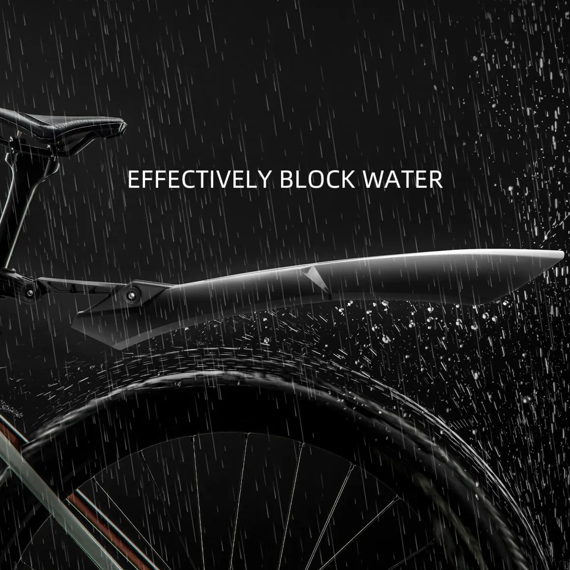 ROCKBROS Bike Adjustable MTB Fenders Mudguard Rear Fenders Cycling Mud Guard