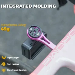 ROCKBROS Bike Aluminum Computer Mount compatible with Garmin, Wahoo, Bryton, and GoPro