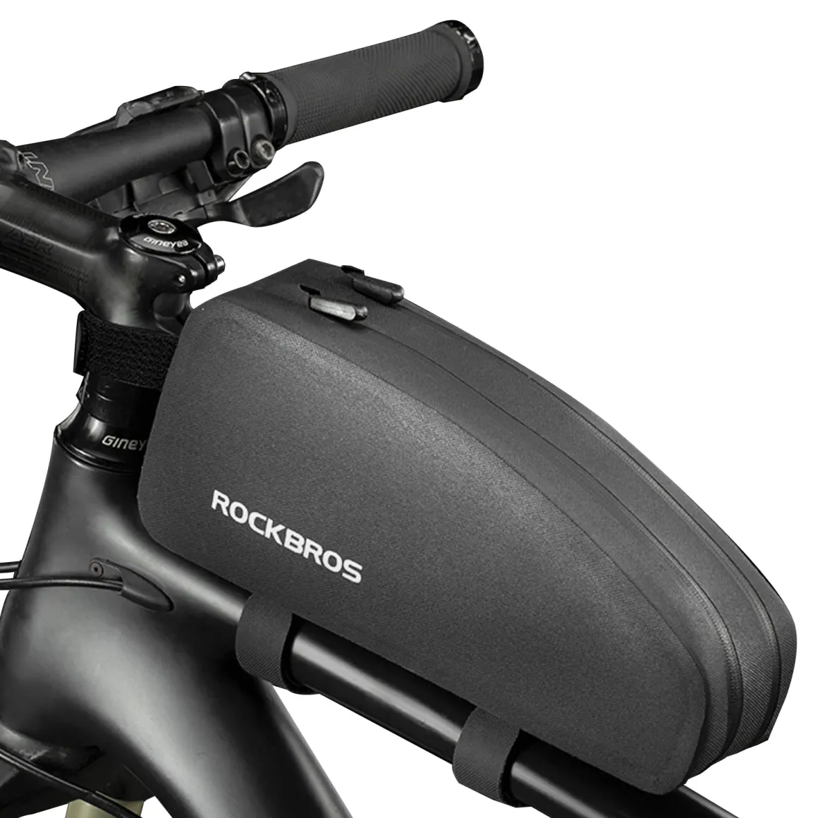 ROCKBROS Bike Bag Top Tube Bike Frame Bag Waterproof Two Zipper Pockets