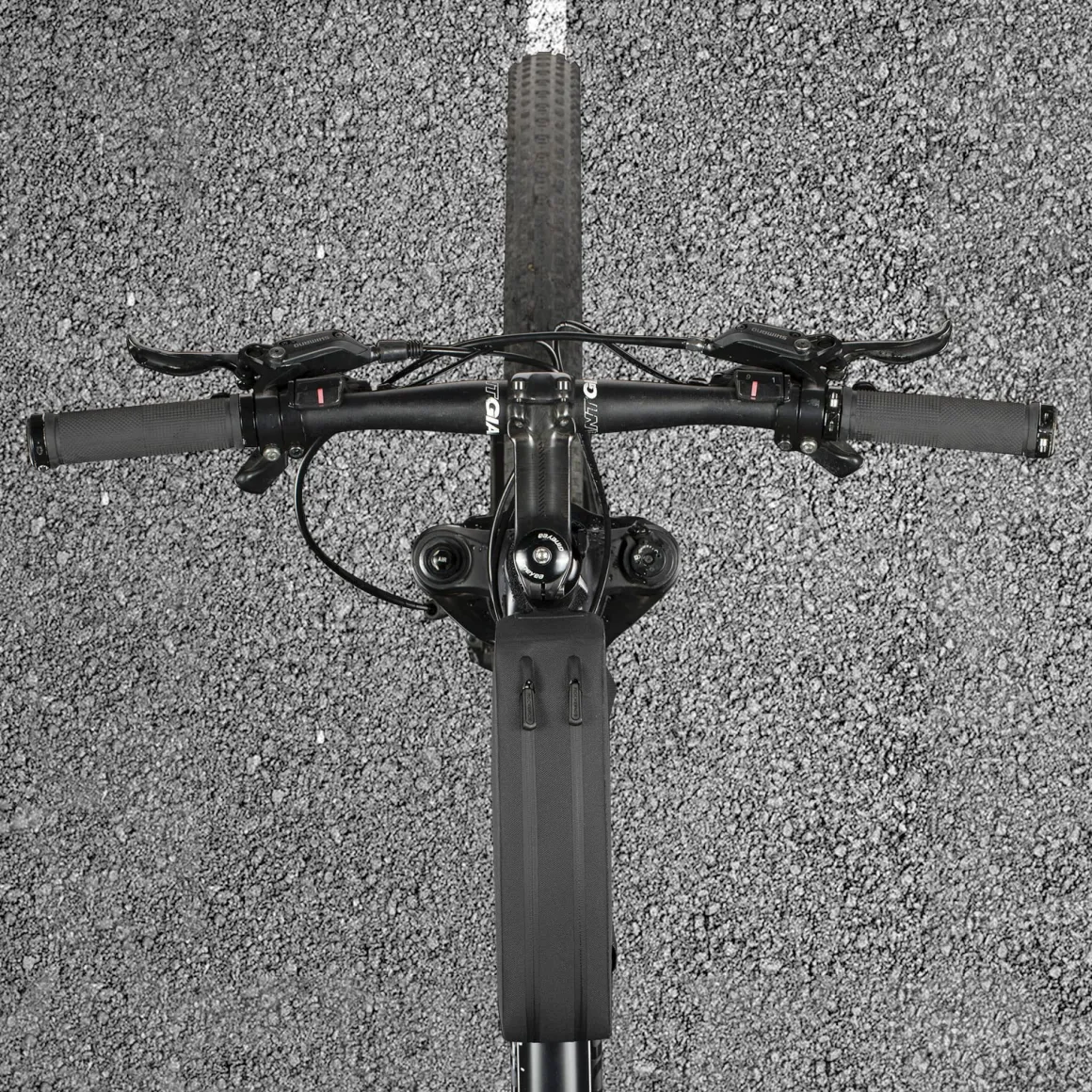 ROCKBROS Bike Bag Top Tube Bike Frame Bag Waterproof Two Zipper Pockets