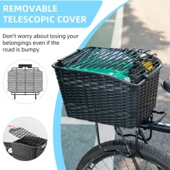 ROCKBROS Bike Basket Rear Durable 30L Lightweight Cargo Basket Easy to Install