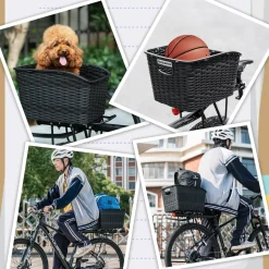 ROCKBROS Bike Basket Rear Durable 30L Lightweight Cargo Basket Easy to Install