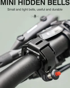 ROCKBROS Bike Bells Hidden for 22.2mm Handlebars More Than 100dB