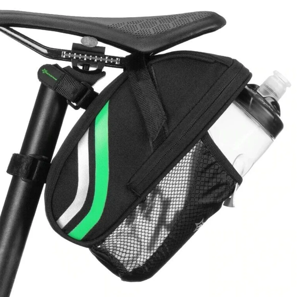 ROCKBROS Bike Bicycle Rear Bag Saddle Bag with Battle Holder