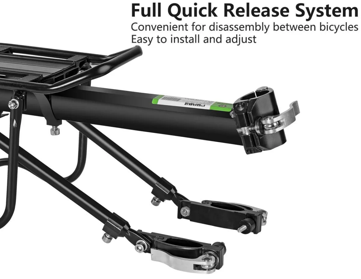 ROCKBROS Bike Cargo Rack Quick Release 110-165 lbs Capacity Universal Fit