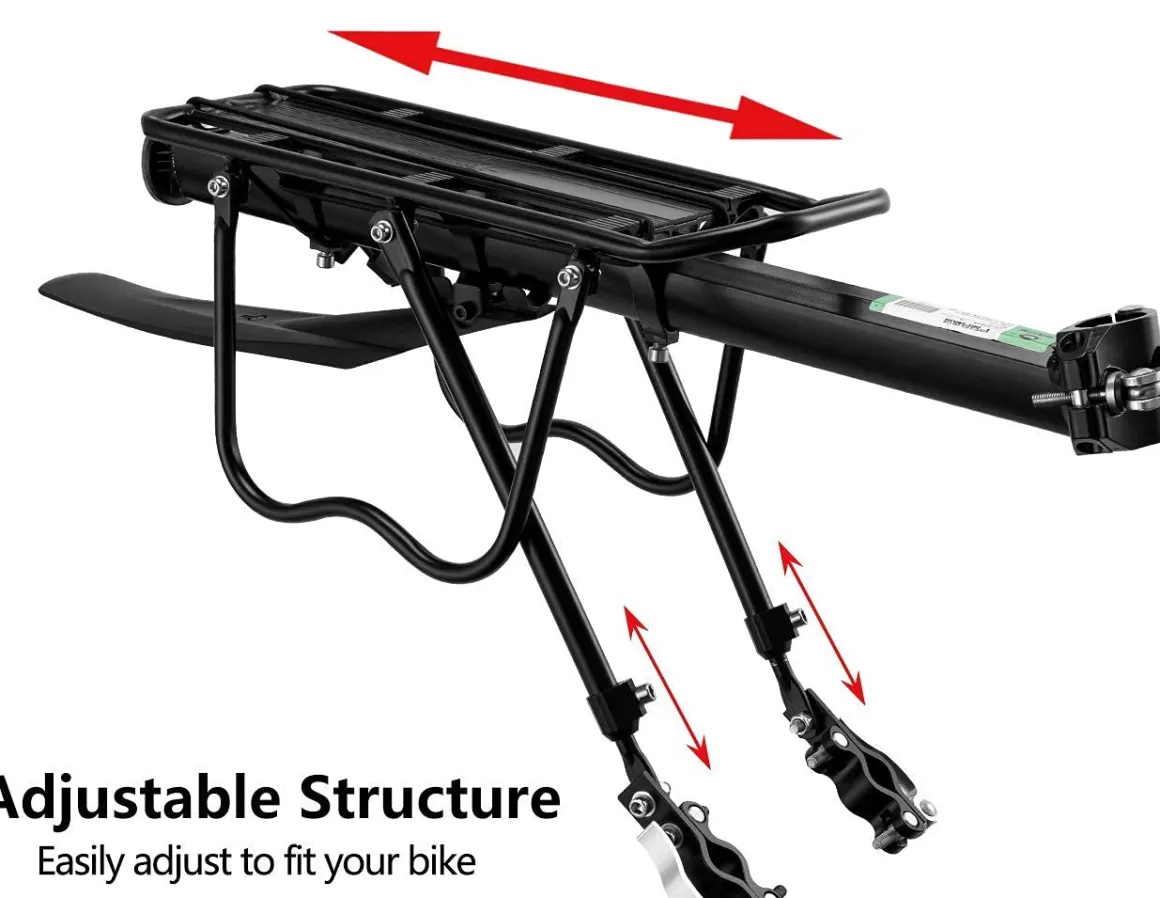 ROCKBROS Bike Cargo Rack Quick Release 110-165 lbs Capacity Universal Fit