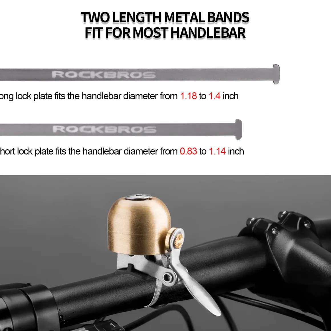 ROCKBROS Bike Classic Bicycle Bell Loud Sound Bells