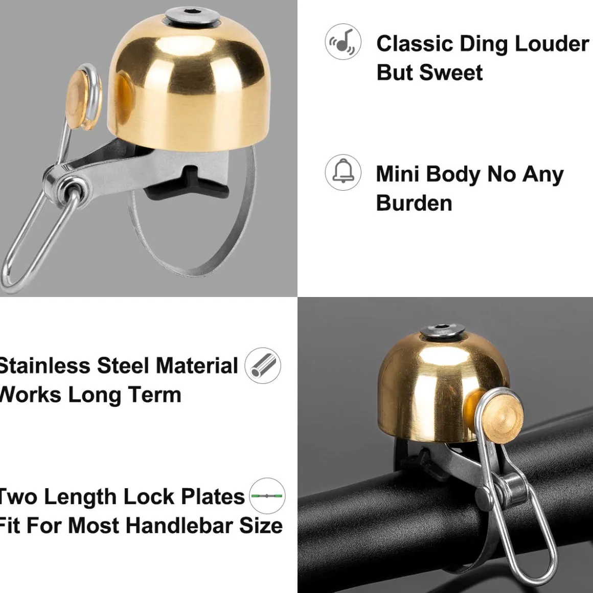 ROCKBROS Bike Classic Bicycle Bell Loud Sound Bells