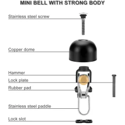 ROCKBROS Bike Classic Bicycle Bell Loud Sound Bells