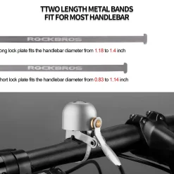 ROCKBROS Bike Classic Bicycle Bell Loud Sound Bells